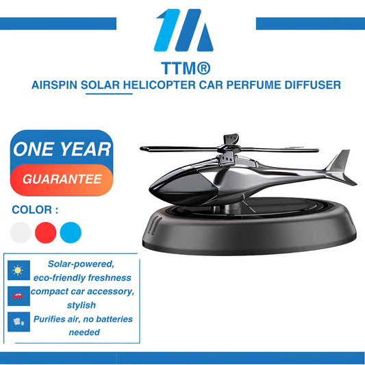 TTM® AirSpin Solar Helicopter Car Perfume Diffuser