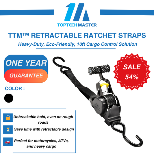 TTM™ Retractable Ratchet Straps